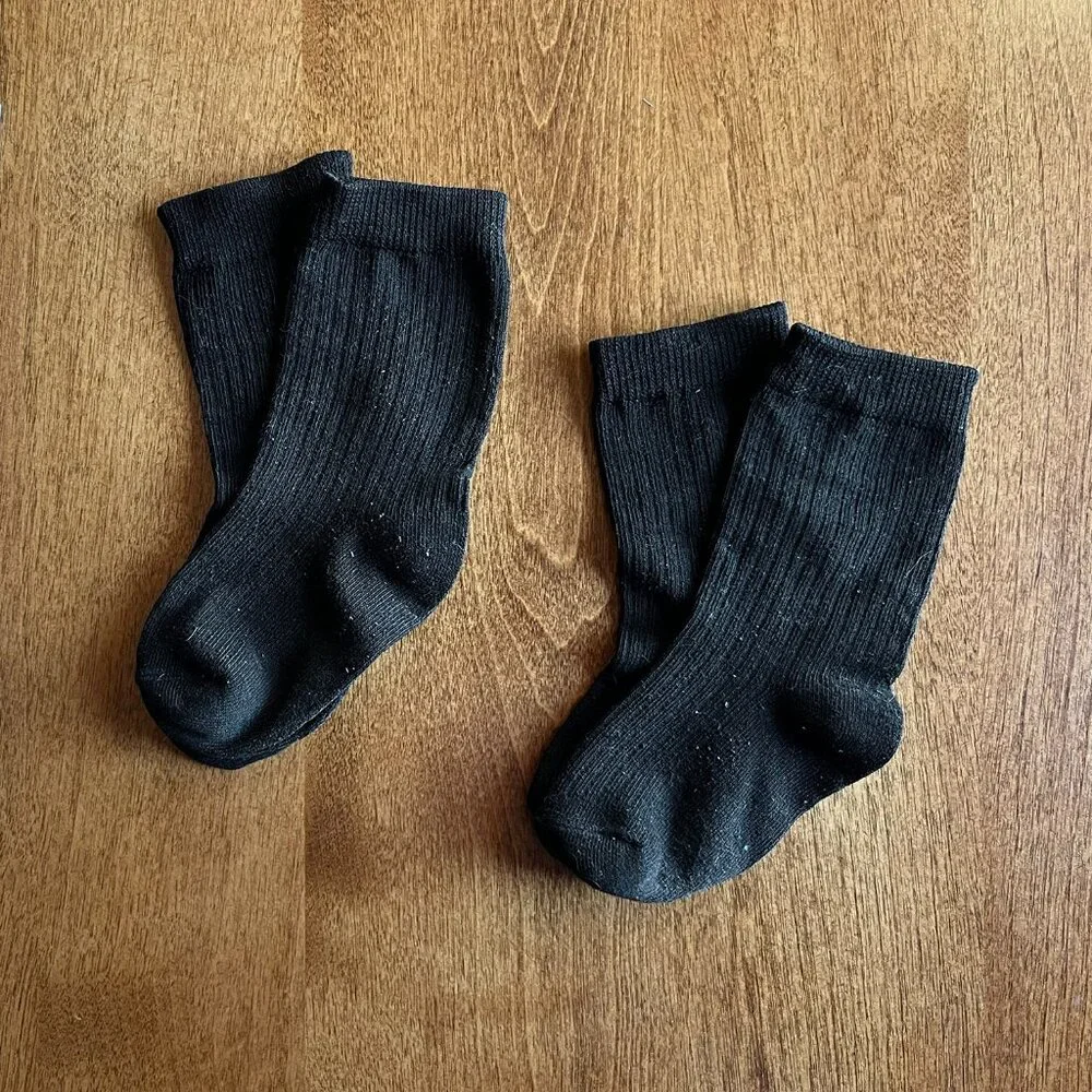 Toddler black dress socks *free in bundle*